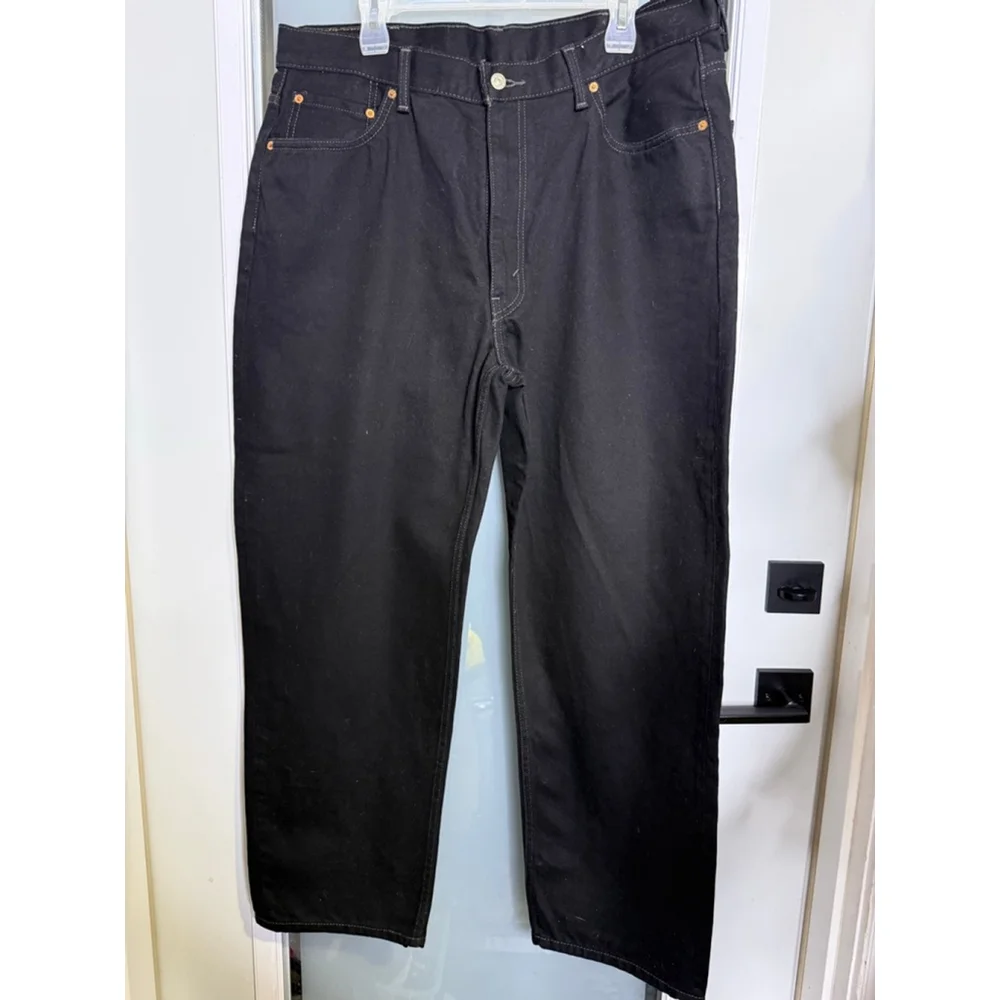 Men's Levi's Relaxed Jeans Waist 40 Black